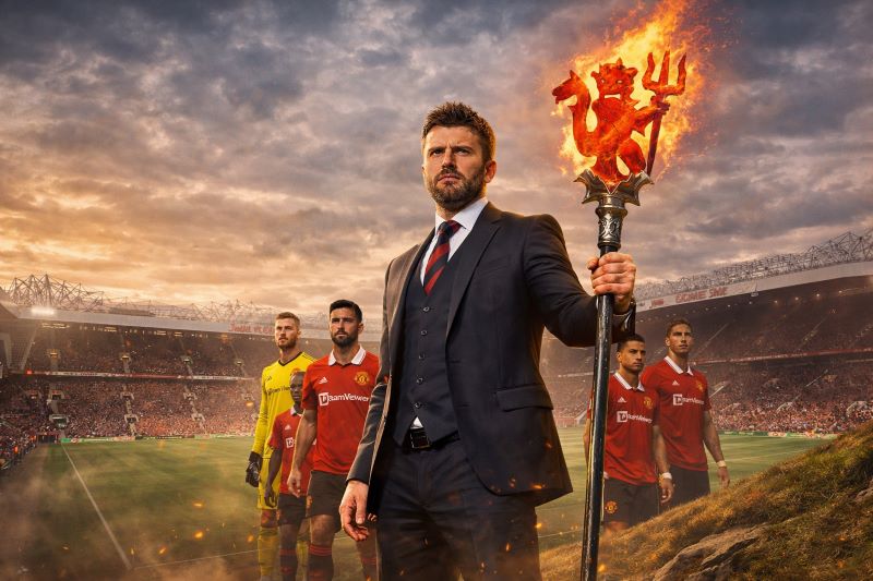 Carrick Tunjukkan Kelas, Manchester United Bangkit dan Tembus Tiga Besar