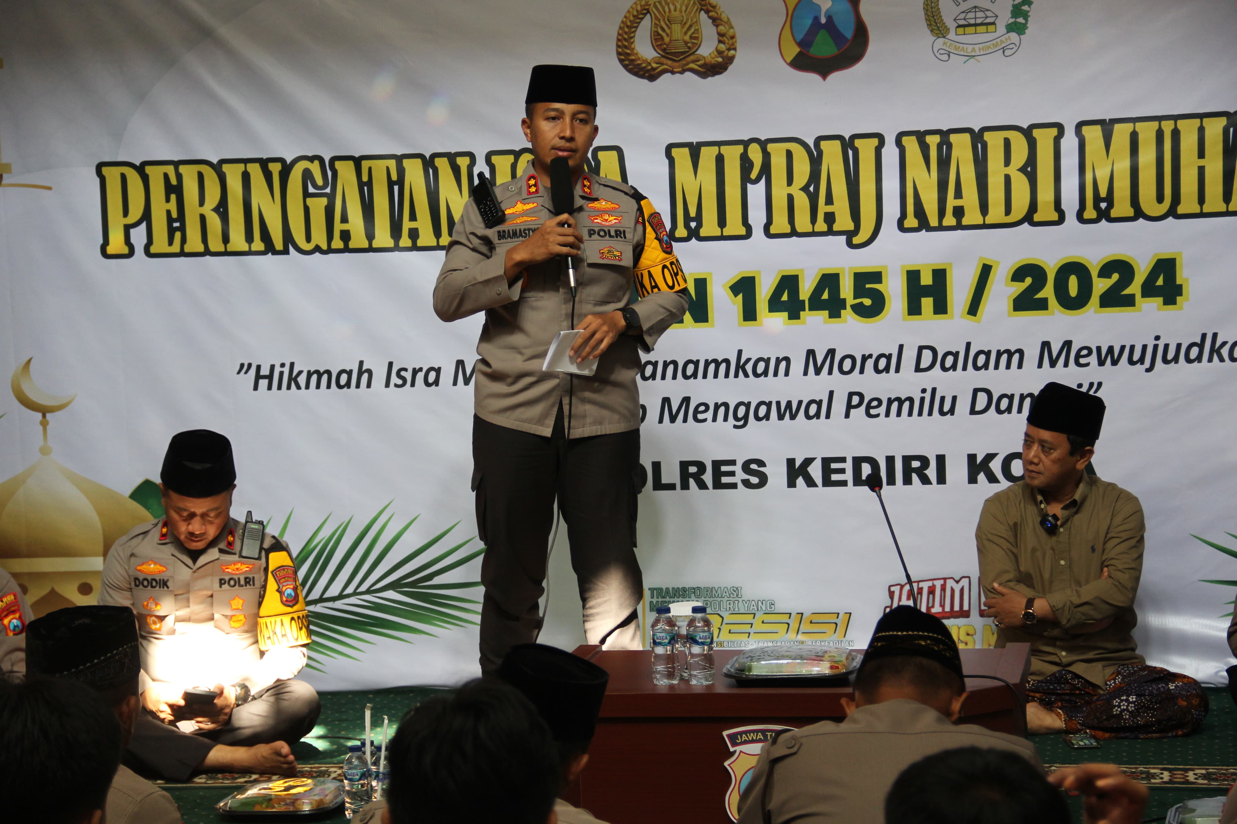 Isra Miraj Polres Kediri Kota Tingkatkan Keimanan Dan Soliditas Guna