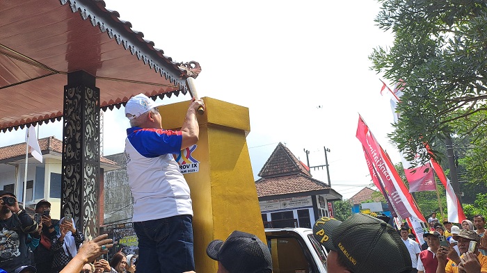 Kobarkan Semangat Juara, Api Obor Porprov IX Jatim Tiba di Kabupaten Malang