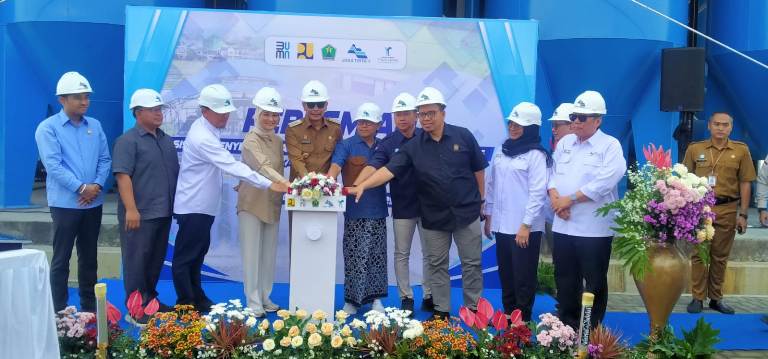 Wujudkan Kemandirian Air Bersih, Wali Kota Malang Resmikan WTP SPAM Bango