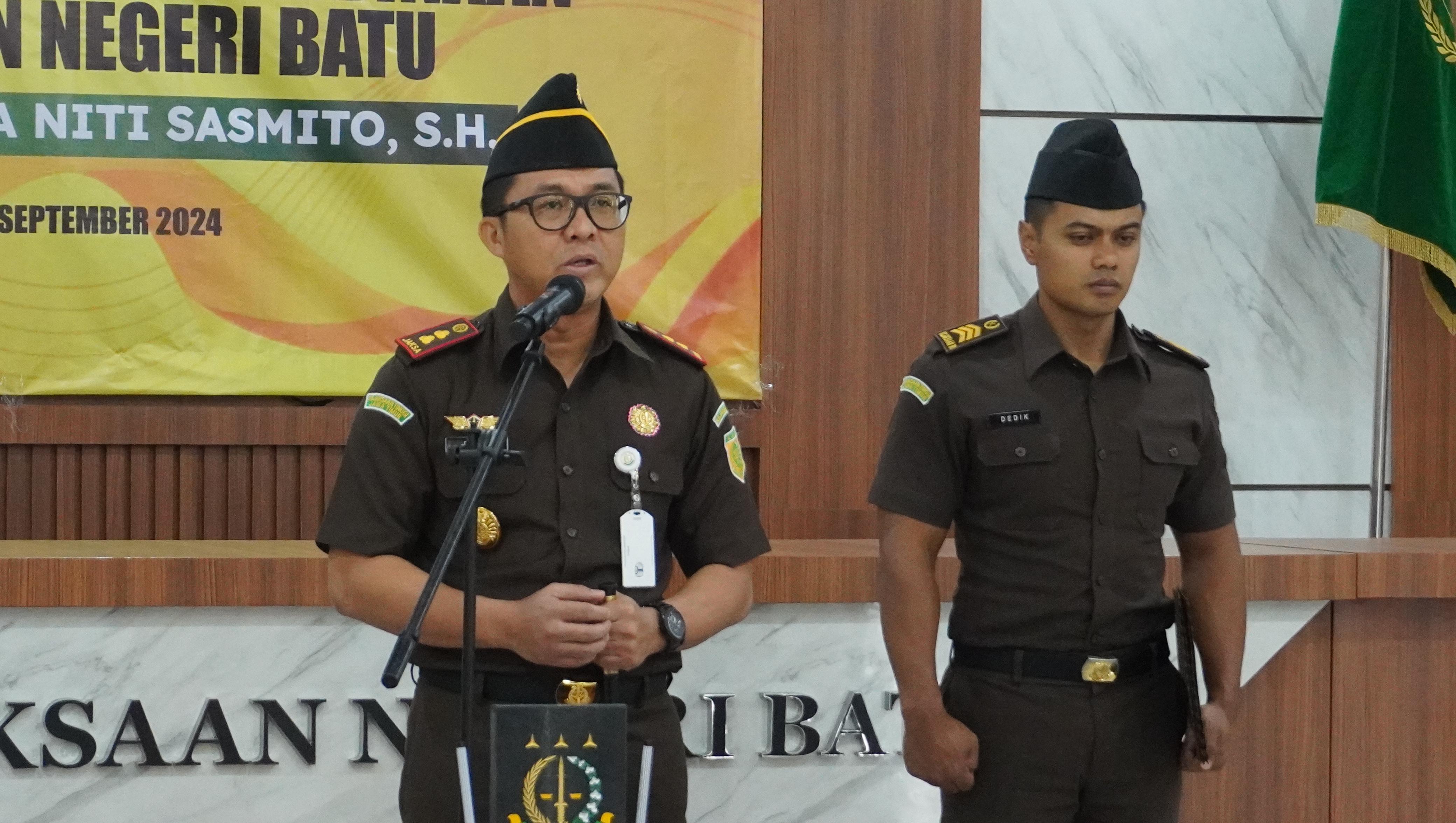 Didik Adyotomo Pimpin Upaya Penataan dan Penyegaran di Kejari Batu