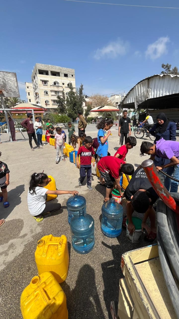 Yayasan Padepokan Fatwa Kehidupan Melakukan Pengadaan Air Bersih di Gaza Utara Palestina