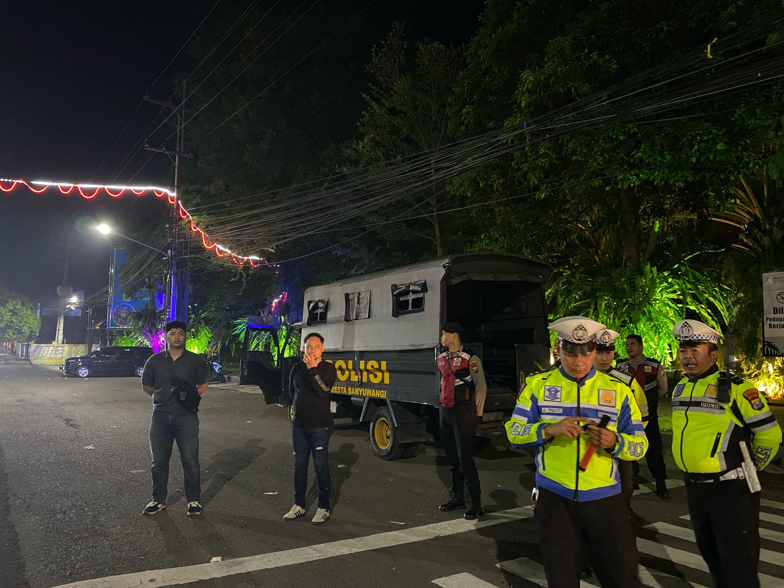 Polresta Banyuwangi Gelar Patroli Cegah Gangguan Kamtibmas Jelang Hari Raya Idul Fitri