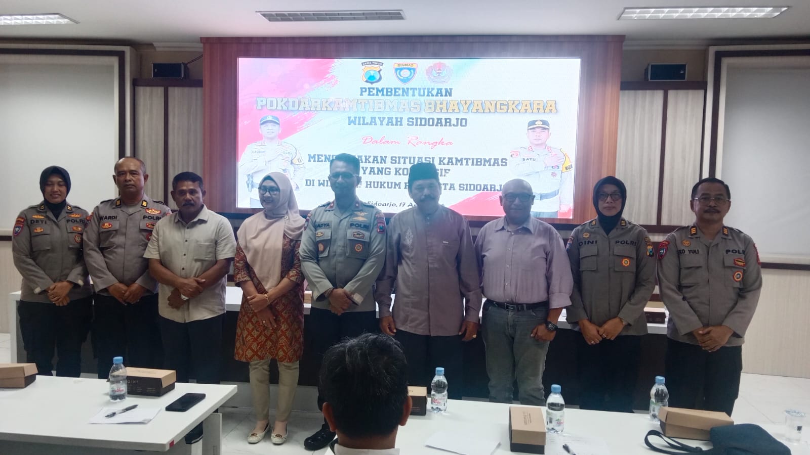 Pokdarkamtibmas Bhayangkara Sidoarjo Dibentuk, Wujud Sinergi Warga dan Polri Ciptakan Situasi Aman Kondusif