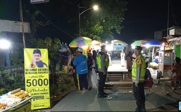 Ciptakan Gebyar Sholawat Berjalan Lancar, Polsek Padangan Lakukan Pengamanan