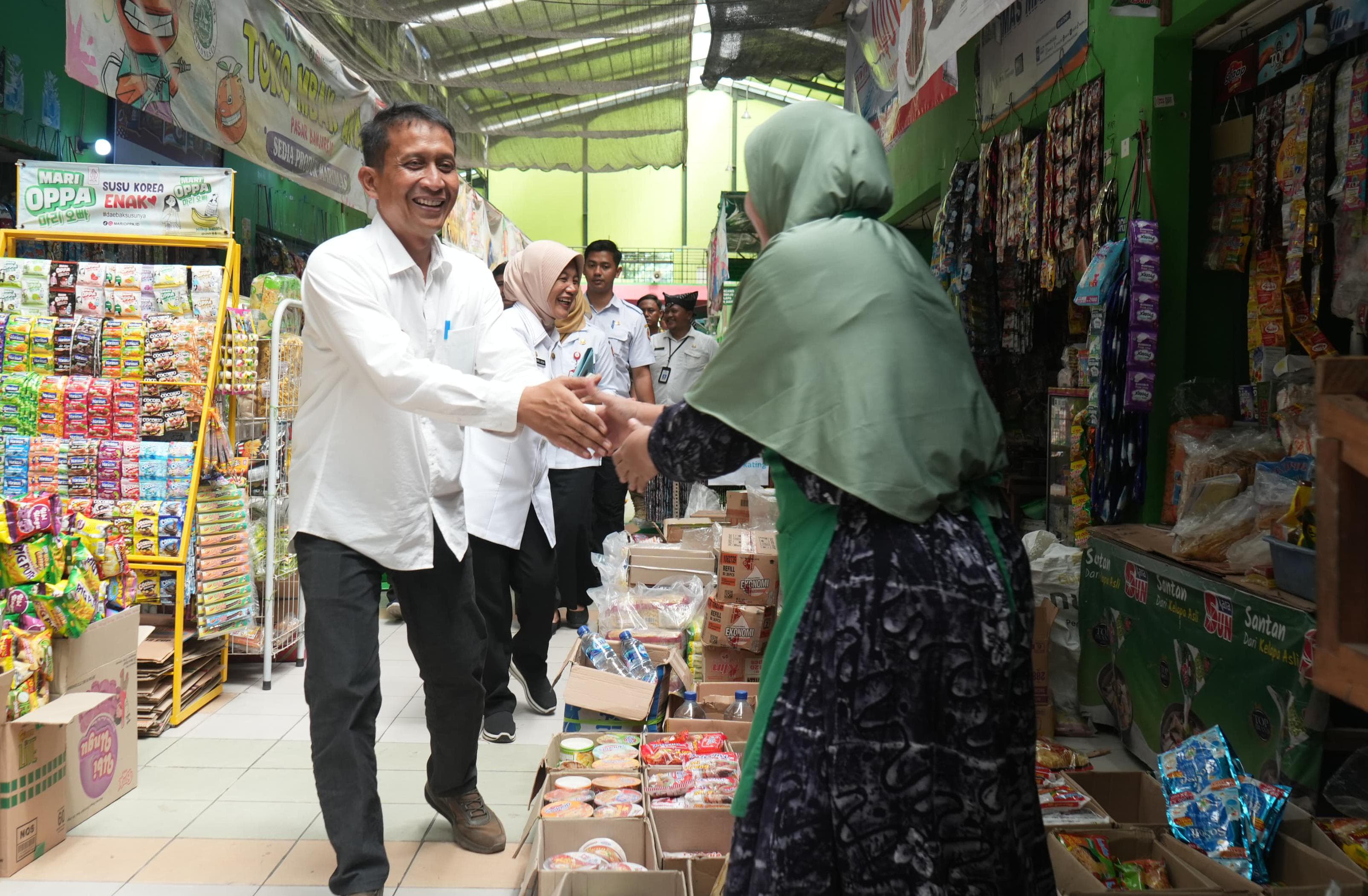 Bupati dan Wakil Bupati Bojonegoro Akomodir Kepala Pasar Daerah Laksanakan Gernas Mapan