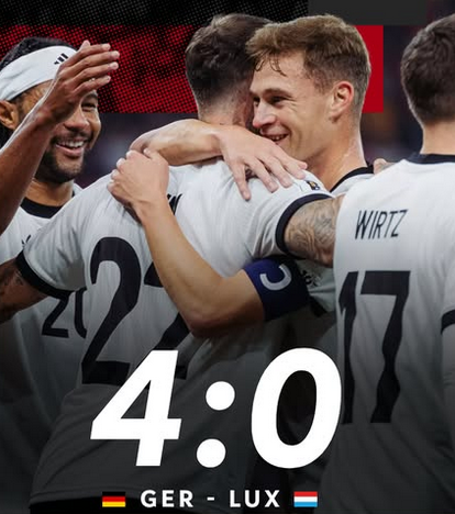 Kimmich Borong Dua Gol, Jerman Bungkam Luksemburg 4-0 dan Puncaki Klasemen Kualifikasi Piala Dunia