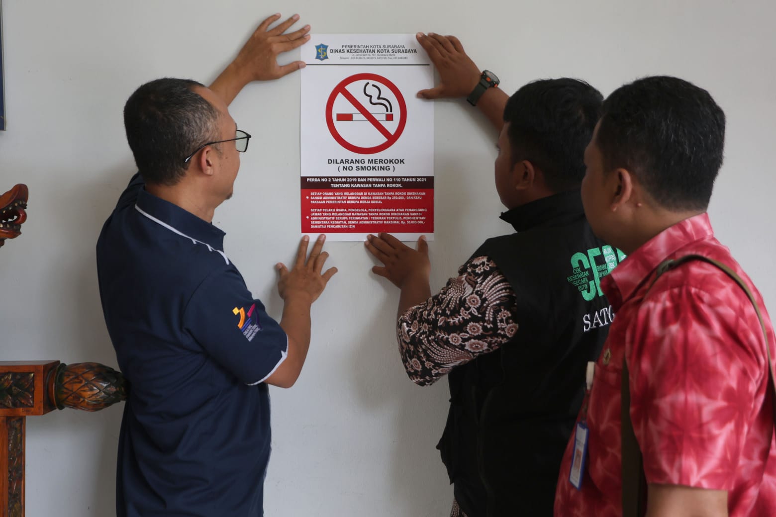 Pemkot Surabaya Intensifkan Sosialisasi dan Pengawasan Kawasan Tanpa Rokok