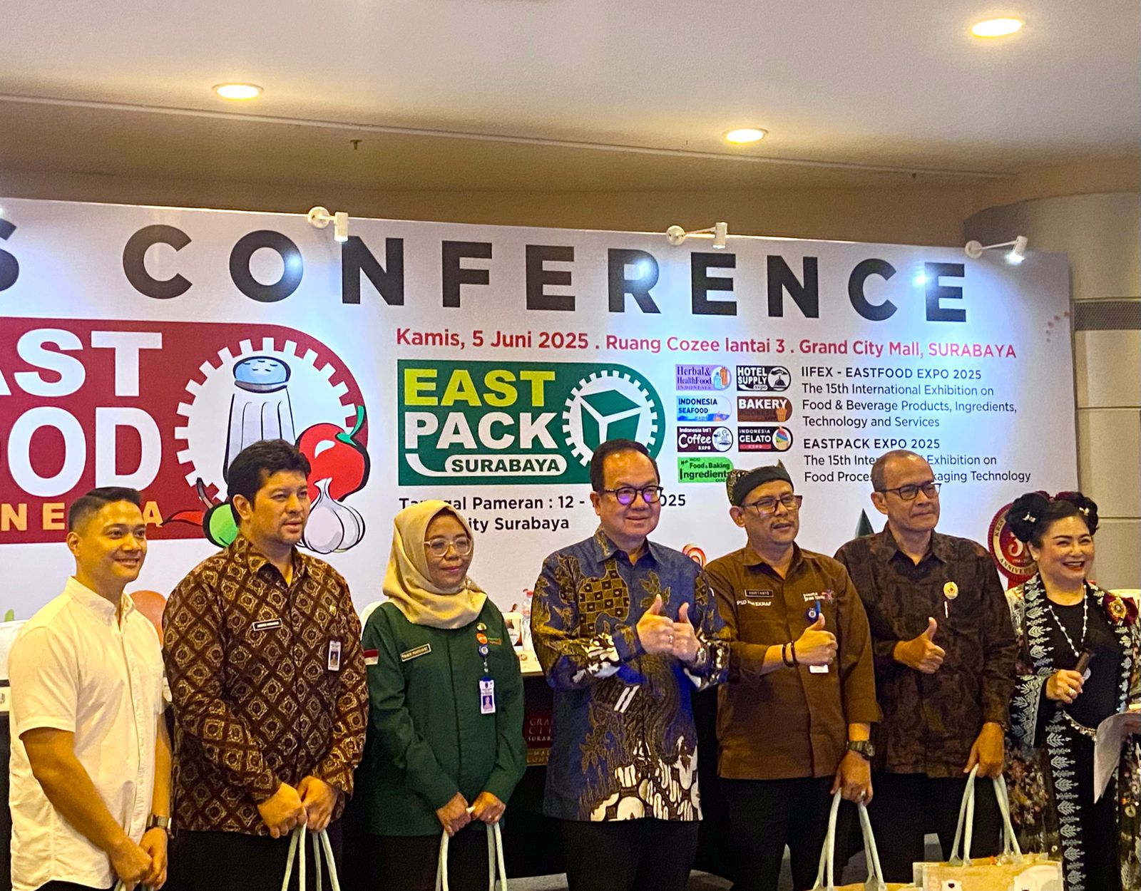 Industri Mamin Siap Melejit Lewat Pameran Internasional EastFood & EastPack Surabaya 2025