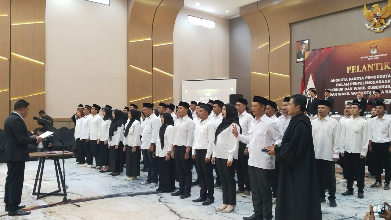 KPU Kota Batu Lantik Anggota PPS Pilkada 2024