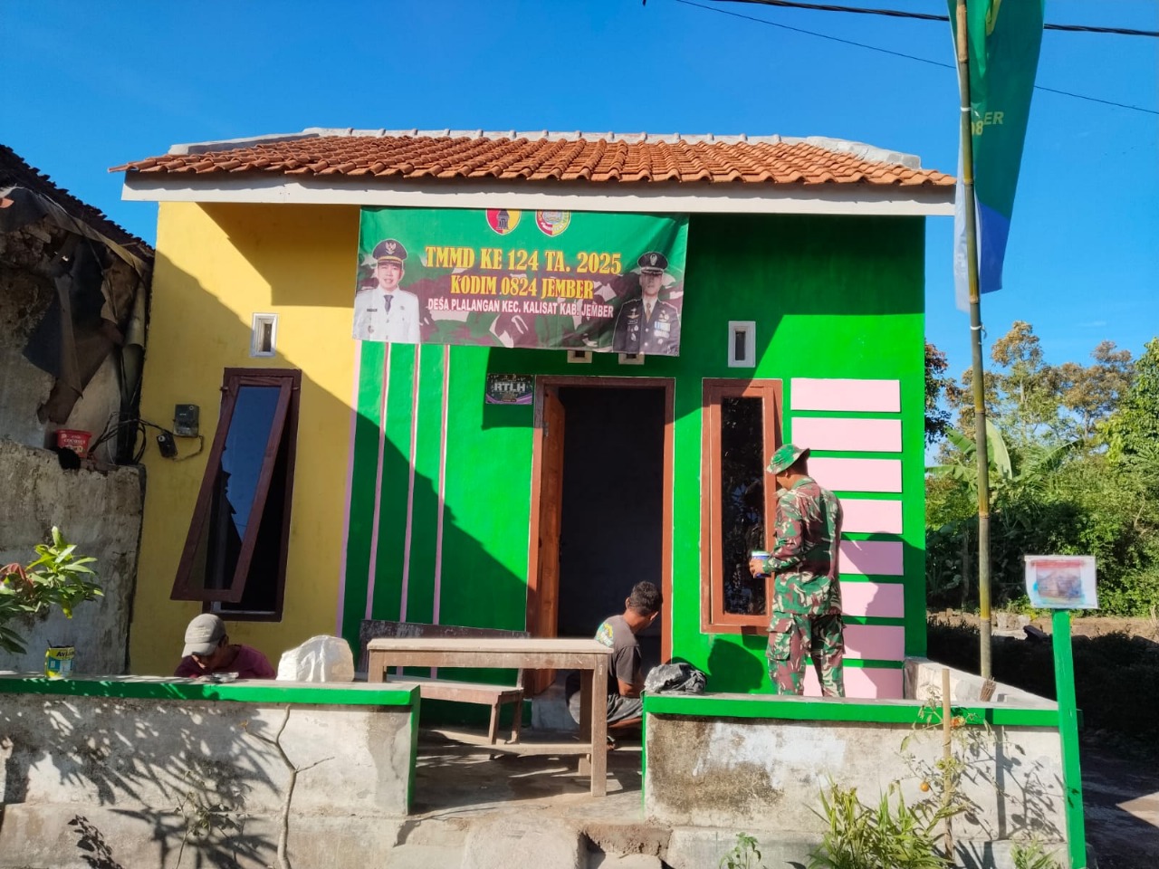 Jelang Penutupan TMMD ke-124 di Plalangan Jember: Pembangunan Fisik Digenjot, Non-Fisik Beranjak Merata