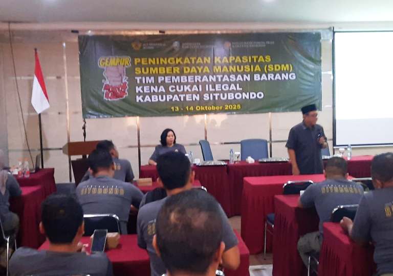 Satpol PP Situbondo Gelar Pelatihan Peningkatan Kapasitas Penindakan Rokok Ilegal