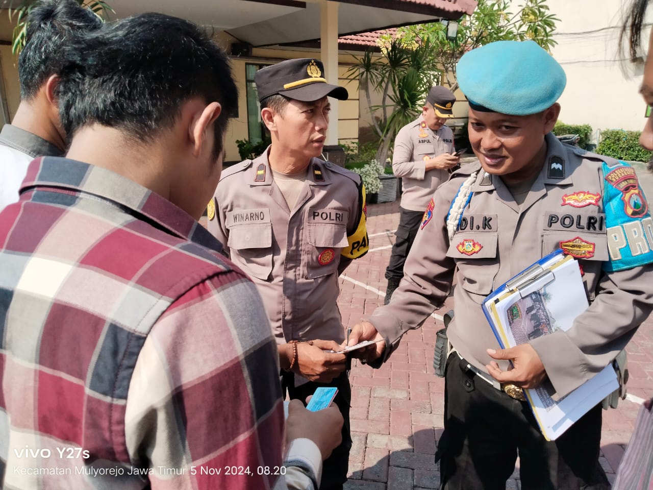 Tingkatkan Disiplin, Polsek Mulyorejo Gelar Apel Pagi Rutin