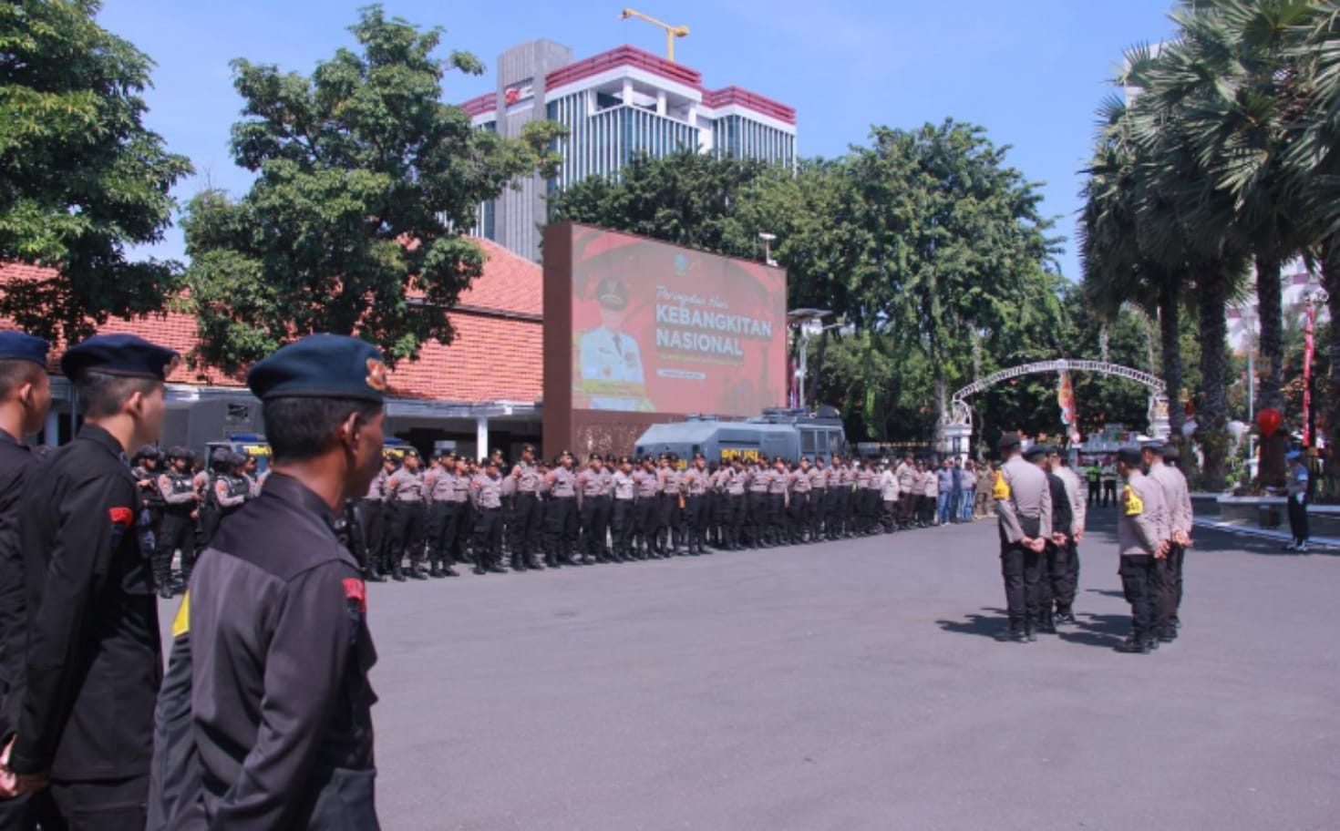 Kapolsek Genteng Siap Amankan Aksi Unjuk Rasa PMII di Gedung Negara Grahadi