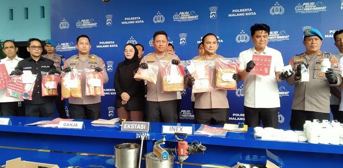Tiga Bulan, Satreskoba Polresta Malang Kota Ungkap 119 Kasus dan Ringkus 175 Tersangka