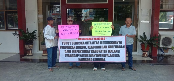 Kasus Dugaan Penyelewengan Dana Desa: Warga Kanigoro Kembali Tagih Inspektorat Malang soal Mantan Kades