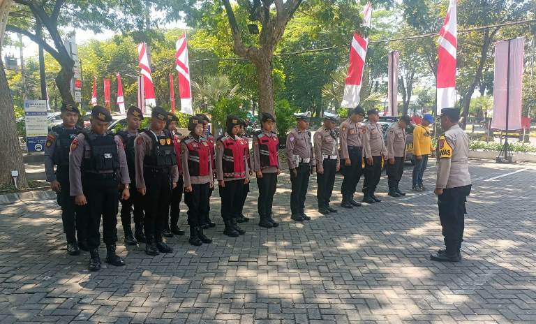 Polsek Gayungan Amankan Kejuaraan Voli Dunia U-21