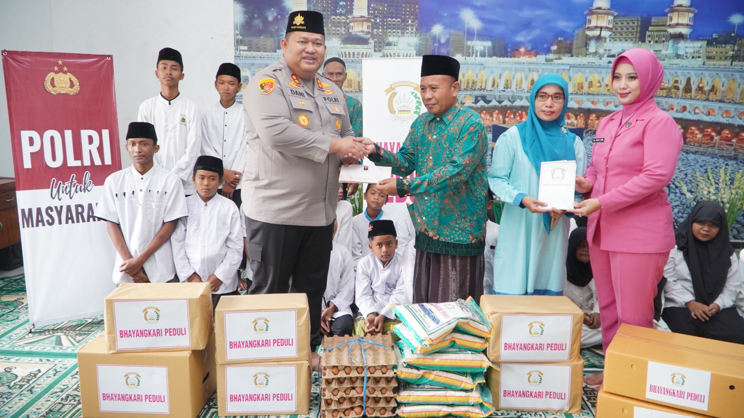 Kapolres Pasuruan Berharap Bisa Bangun Rumah Tahfidz Gratis untuk Anak Yatim 