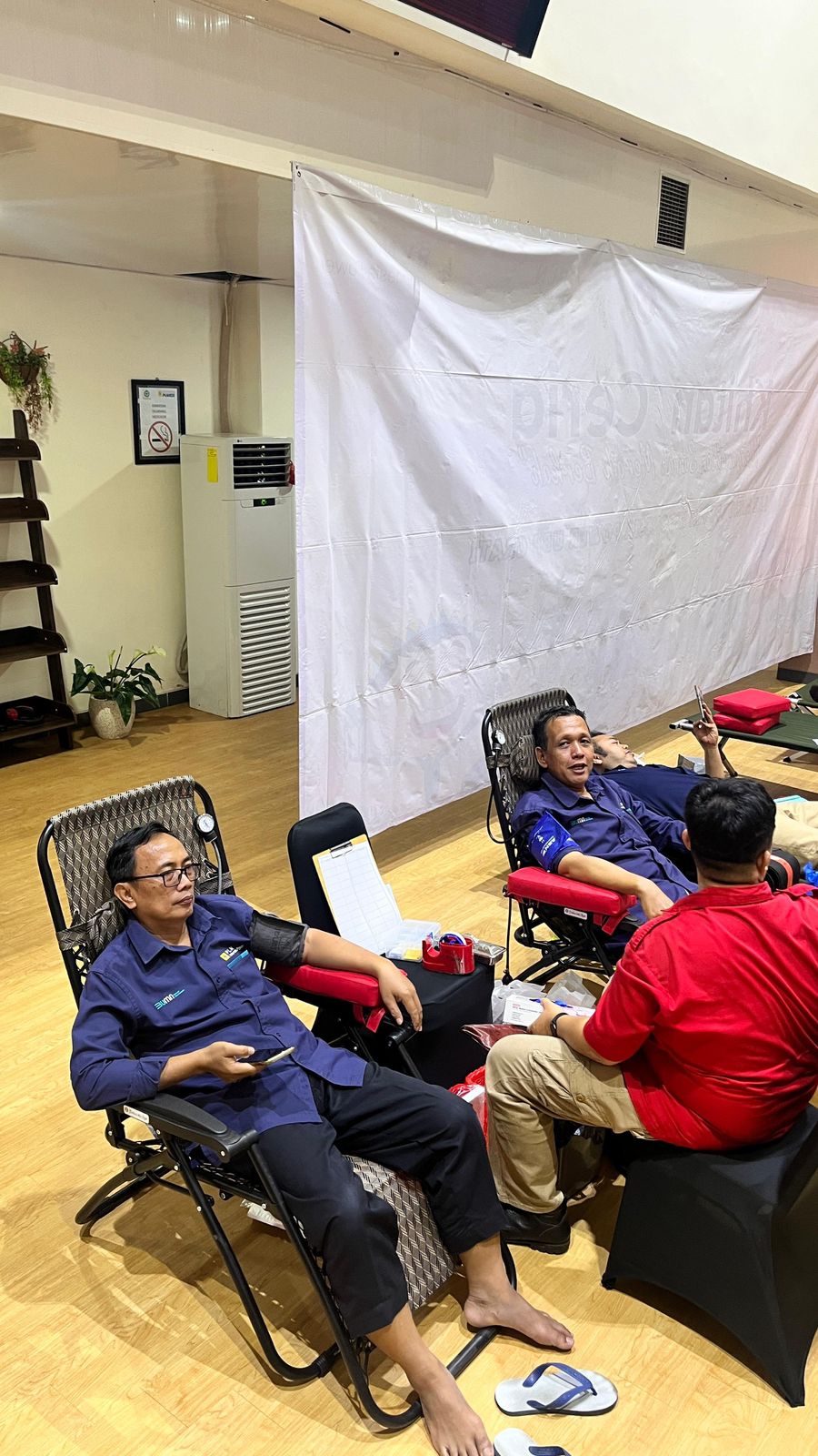 Puluhan Pegawai PLN Indonesia Power UBP Grati Lakukan Aksi Donor Darah