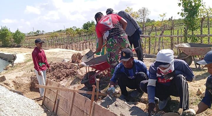 Melihat Aksi Satgas TMMD ke-121 dalam Percepatan Pembangunan TPT di Kangean