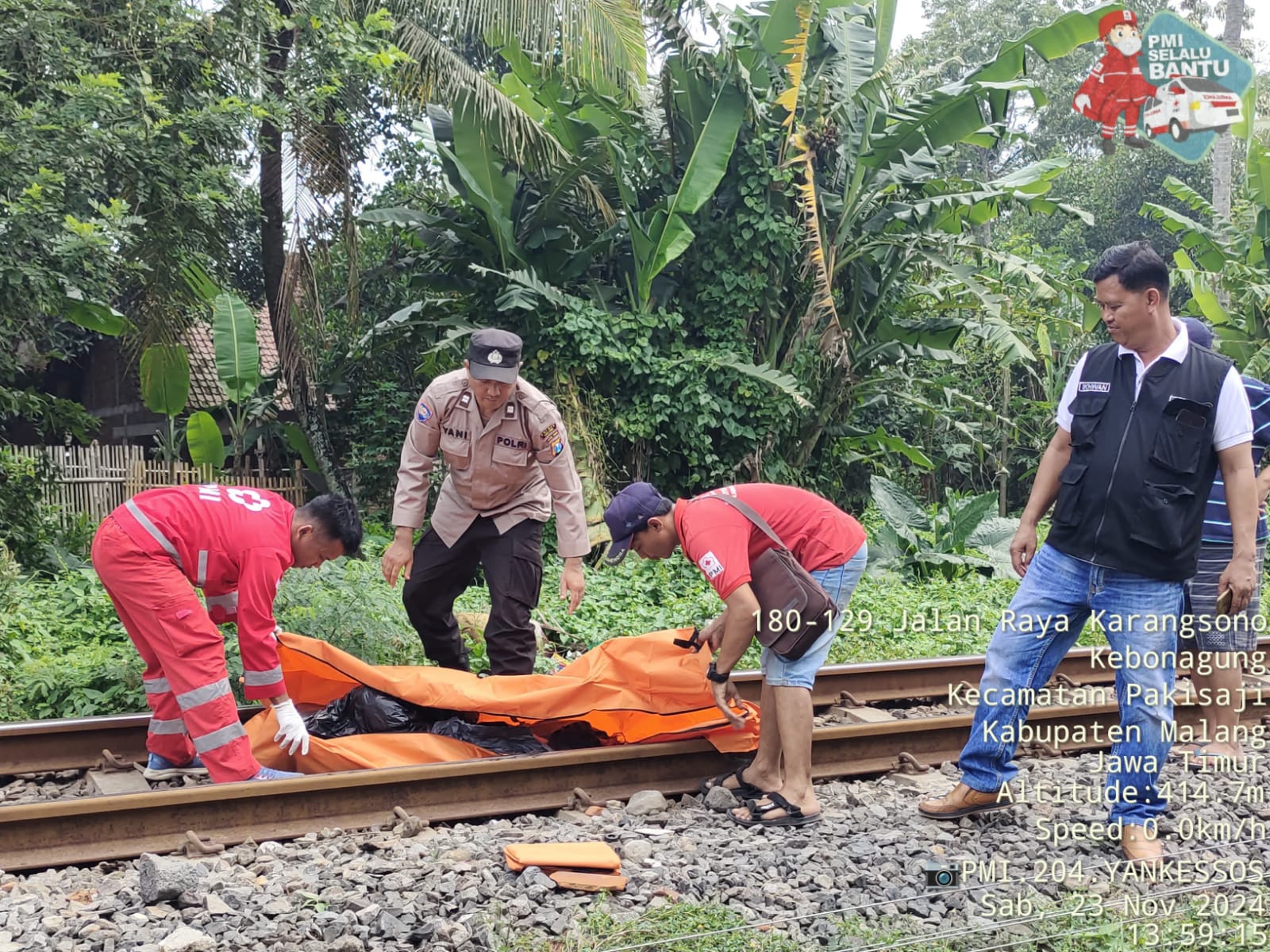 Warga Desa Jatisari Tewas Tertabrak KA Barang, Berikut Kronologinya