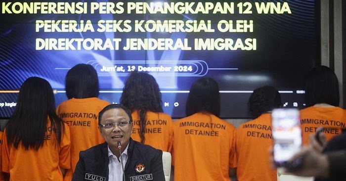 12 WNA Vietnam Ditangkap di Jakarta, Diduga PSK Bertarif Rp 5,6 Juta Sekali Kencan