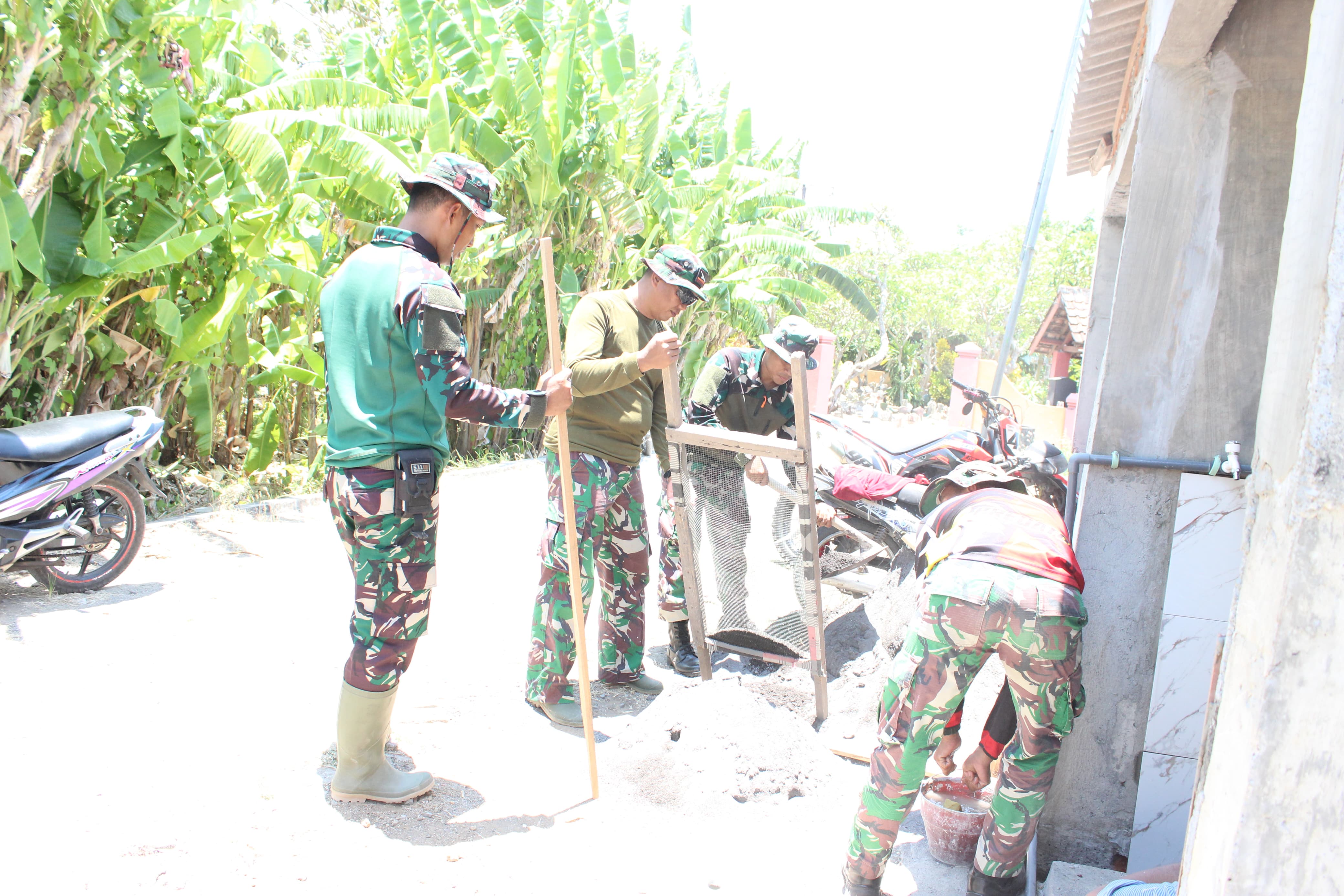 Satgas TMMD Bangun 5 Unit Pamsimas, Wujudkan Akses Air Bersih di Desa Kedondong