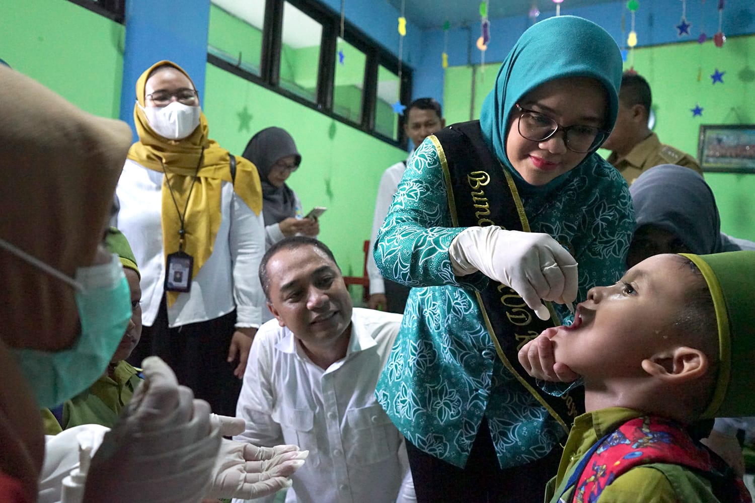 Wali Kota Eri Cahyadi Targetkan Imunisasi Polio Tuntas 100 persen di Hari Ketiga