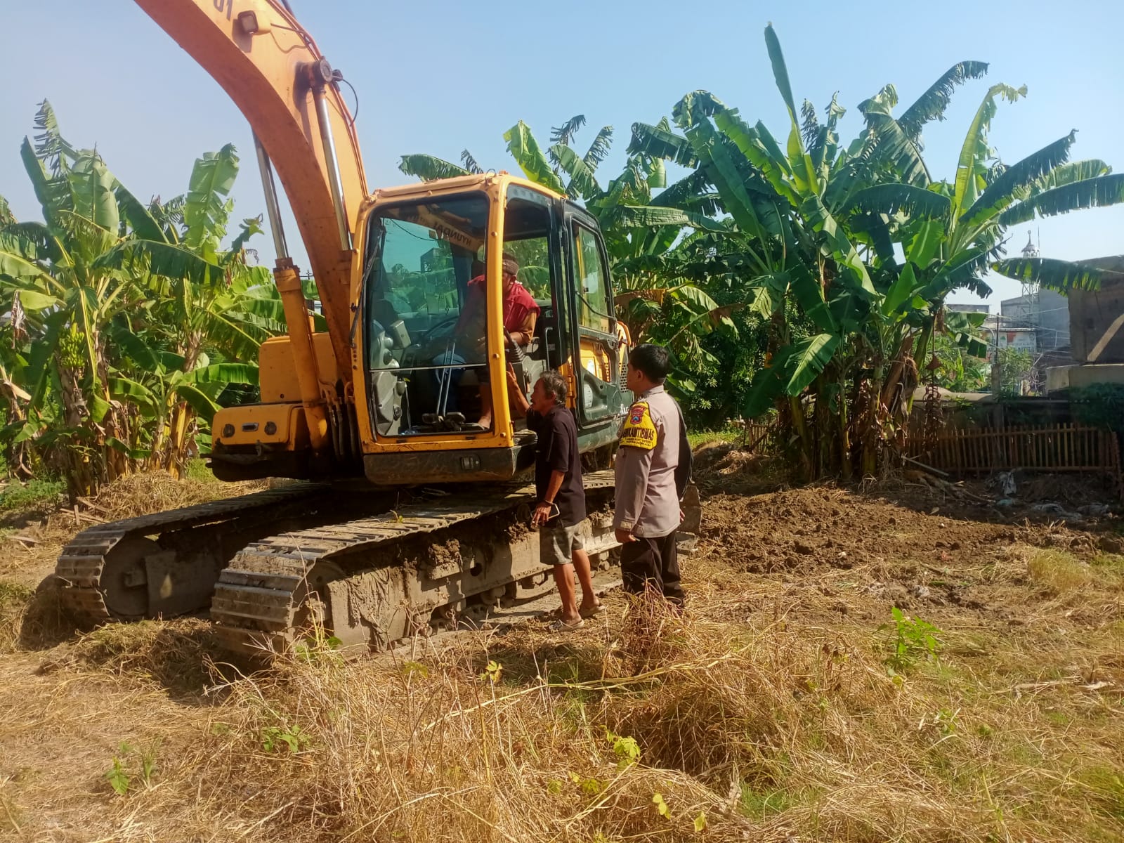 Polres Pelabuhan Tanjung Perak Optimalkan Lahan Jagung di Tambak Wedi