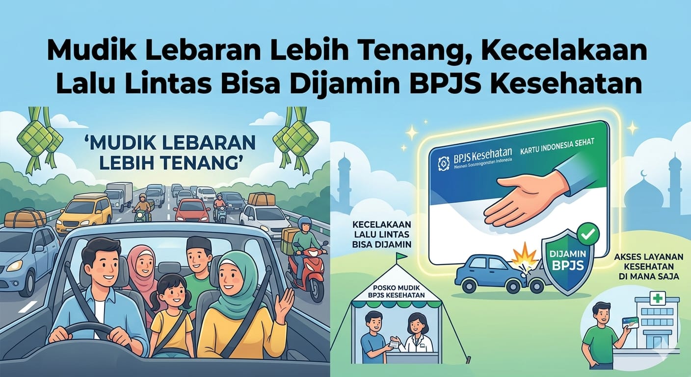 Mudik Lebaran Lebih Tenang, Kecelakaan Lalu Lintas Bisa Dijamin BPJS Kesehatan