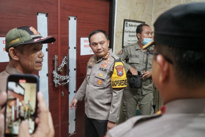 Polrestabes Surabaya Sidak Pengecekan Gudang Logistik KPU dan PPK