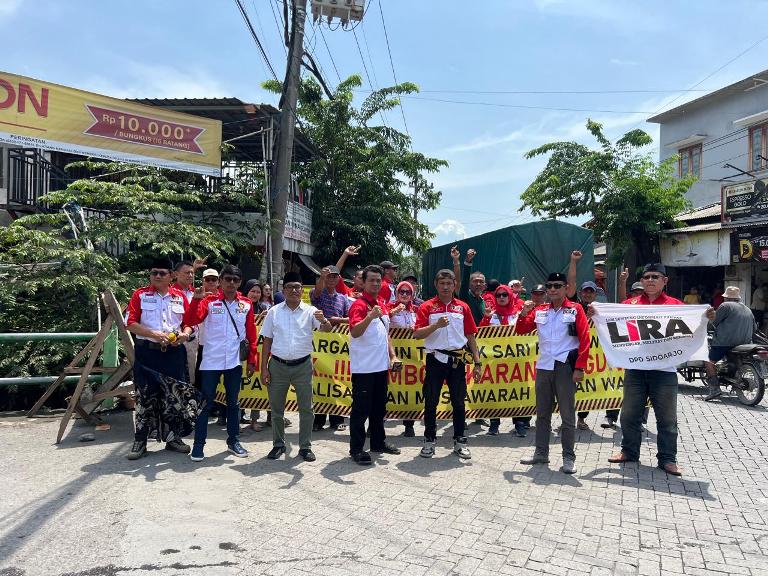 LSM LIRA Waru Tegaskan Pembelaan Warga Tambaksari Sidoarjo Terdampak Rencana Pembongkaran