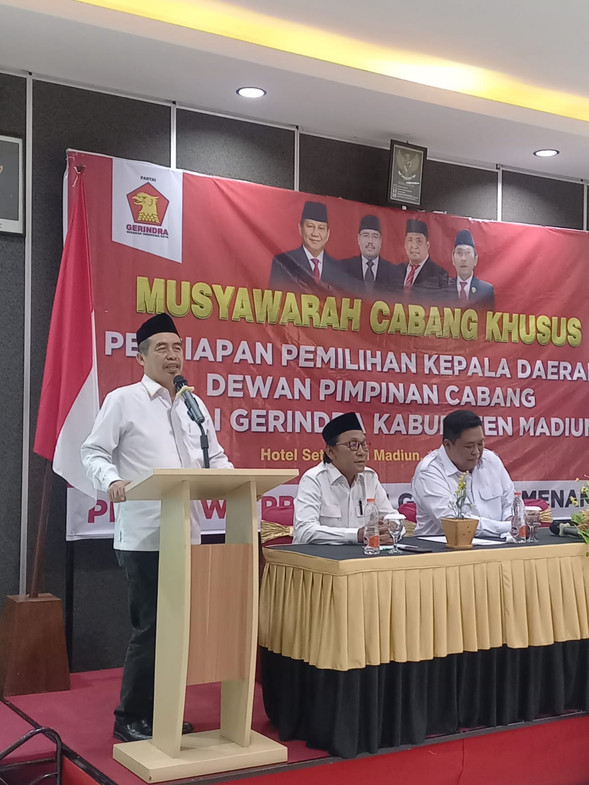 Gerindra Dukung Penuh Mas Hari Wur Jadi Cabup Madiun di Pilkada 2024