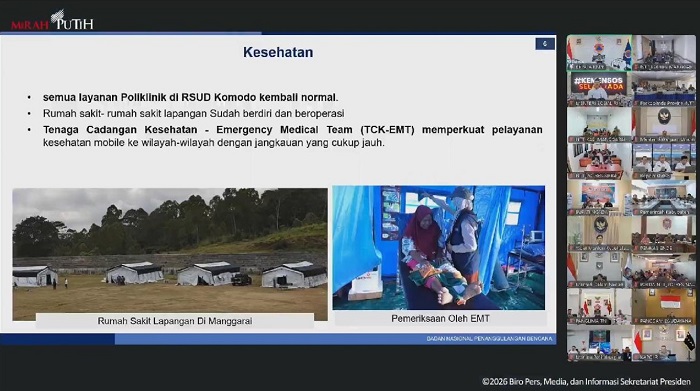 Pascagempa 7,7 Magnitudo, Infrastruktur dan Layanan Pendidikan-Kesehatan NTT Pulih