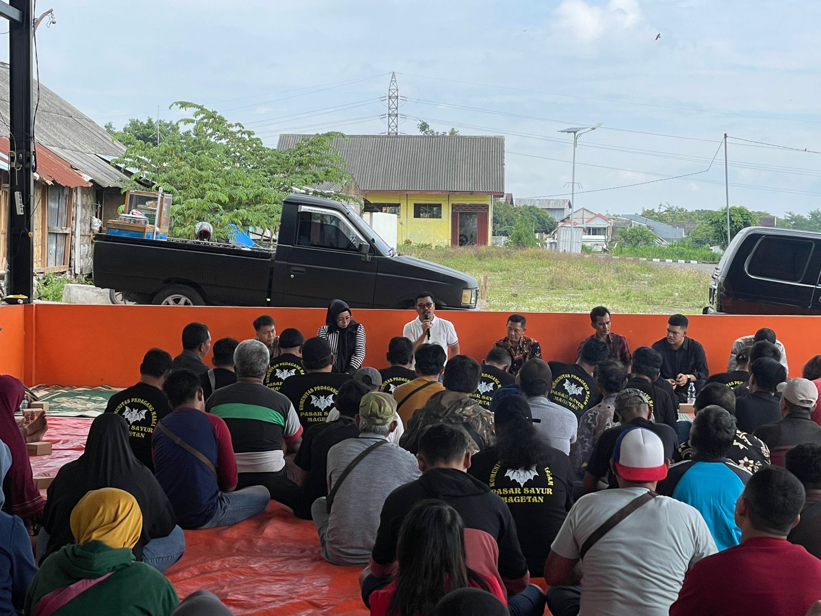 Ketua DPRD Magetan Minta Pedagang Pasar Sayur Segera Tempati Los Baru