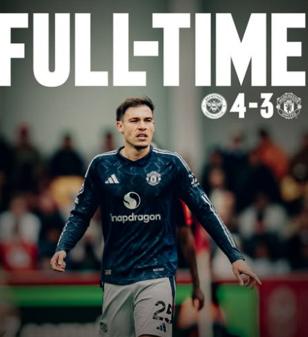 BREAKING NEWS! MU Tidak Pernah Menang di Liga Premier Inggris, Kalah 3-4 dari Brentford