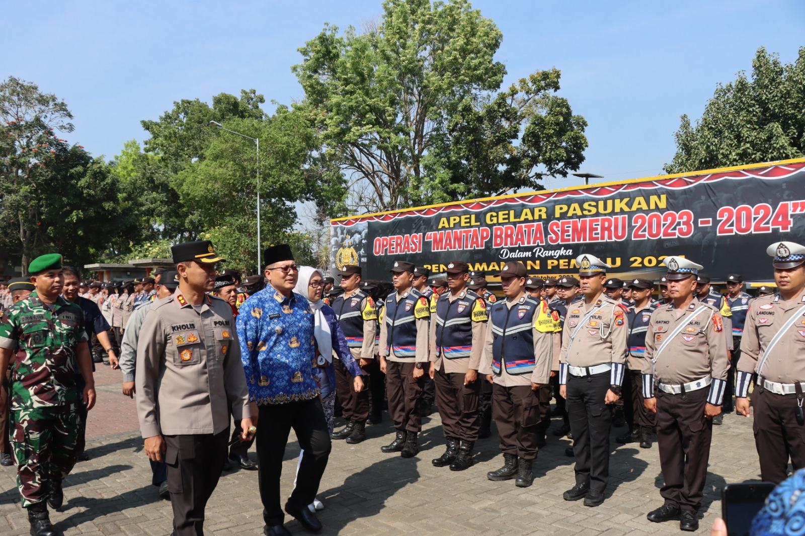 Polres Malang Gelar Apel Kesiapan Operasi Mantab Brata Semeru 2023-2024