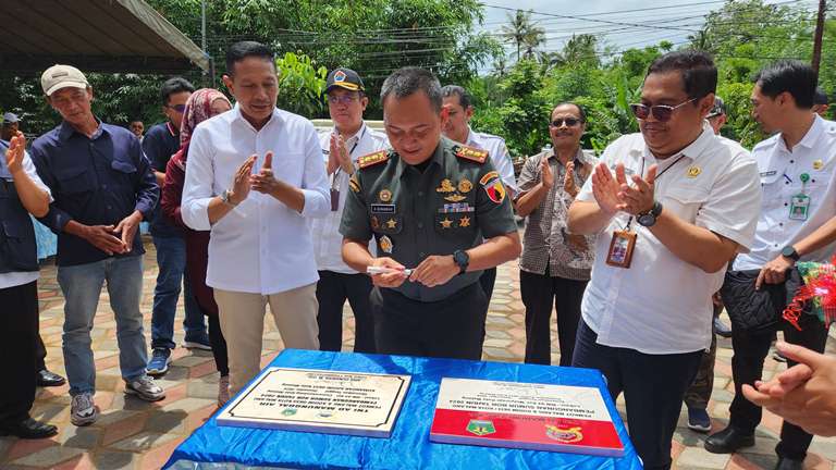 TNI Manunggal Air: Dandim 0833 Kota Malang Resmikan Dua Sumur Bor