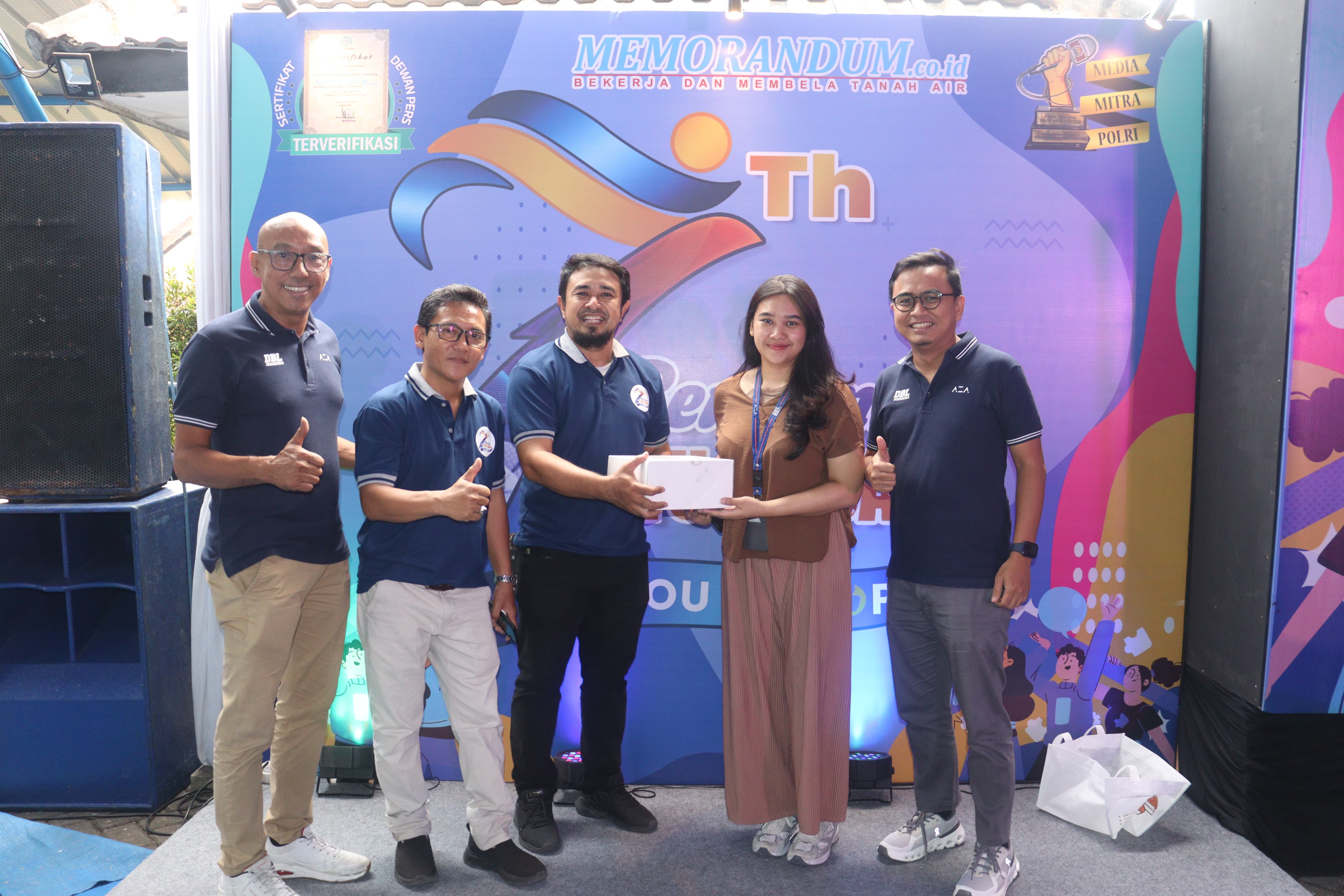 Sinergi Olahraga dan Media, DBL Indonesia Hadiri HUT Ke-7 memorandum.disway.id