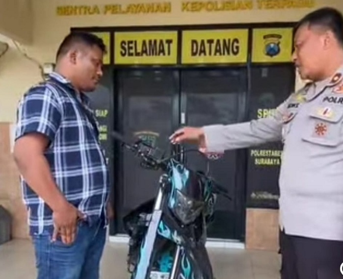 Razia Antisipasi Kejahatan Malam, Polsek Benowo Temukan Motor Hasil Curian