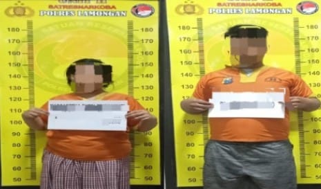 Dua Pengedar Sabu 19,85 Gram asal Grobogan Diciduk Polres Lamongan