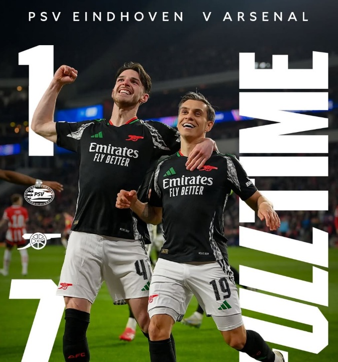 Menang Besar 7-1 di Kandang PSV, Arteta: Kami Butuh Trofi Bukan Kemenangan Besar