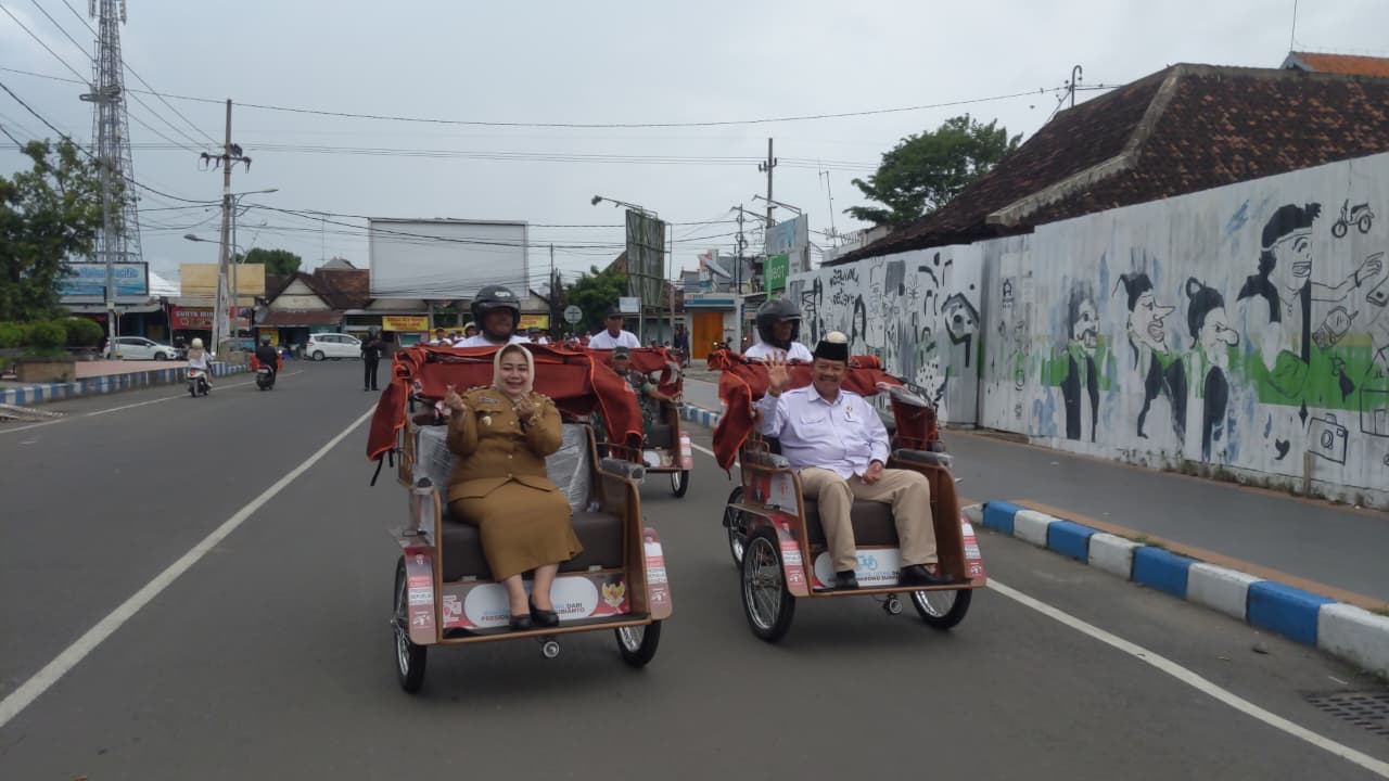 Plt Bupati Ponorogo Warning Becak Listrik dari Presiden Prabowo Jangan Dijual
