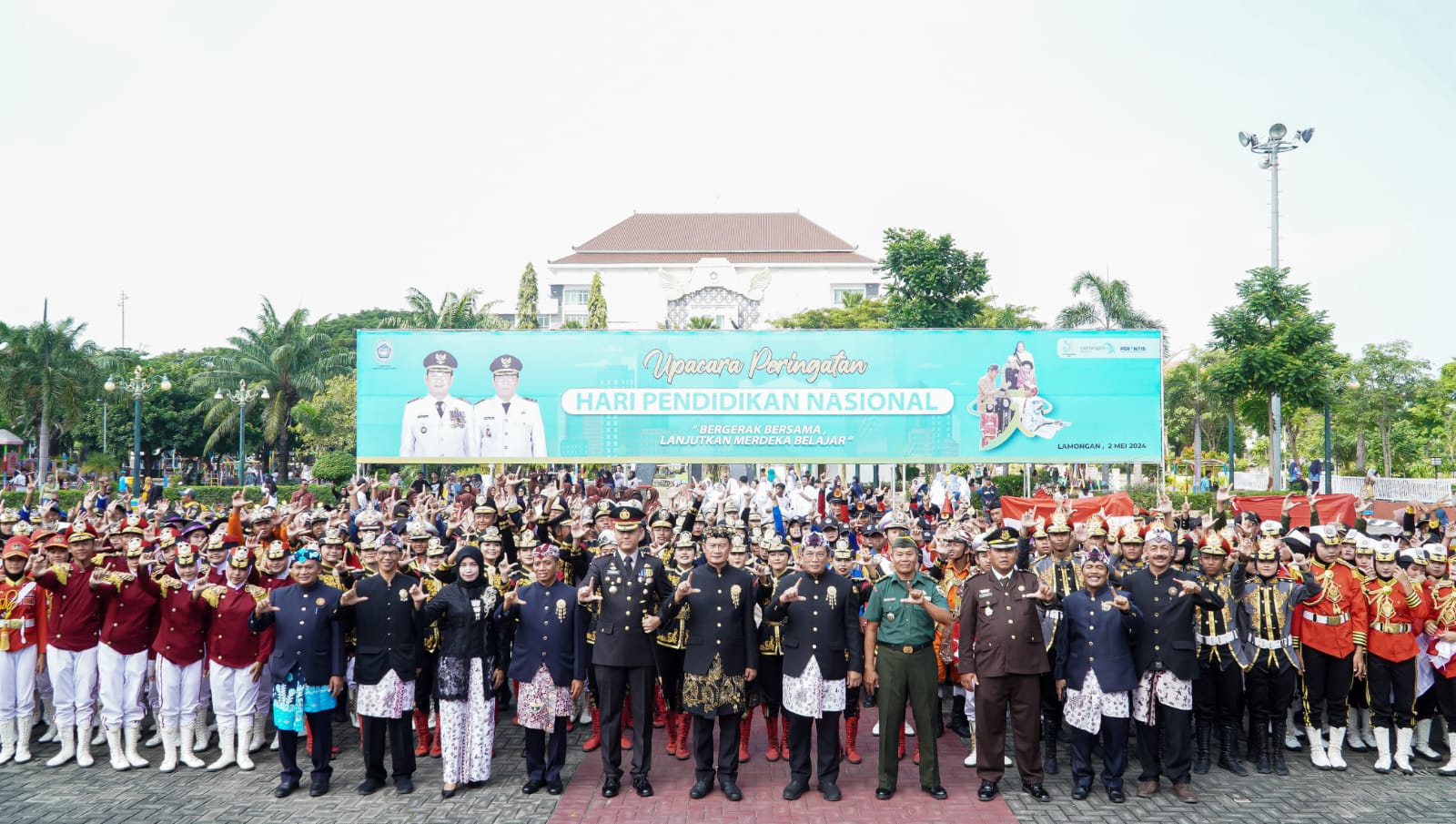 Hardiknas di Lamongan, Bergerak Bersama Wujudkan Merdeka Belajar