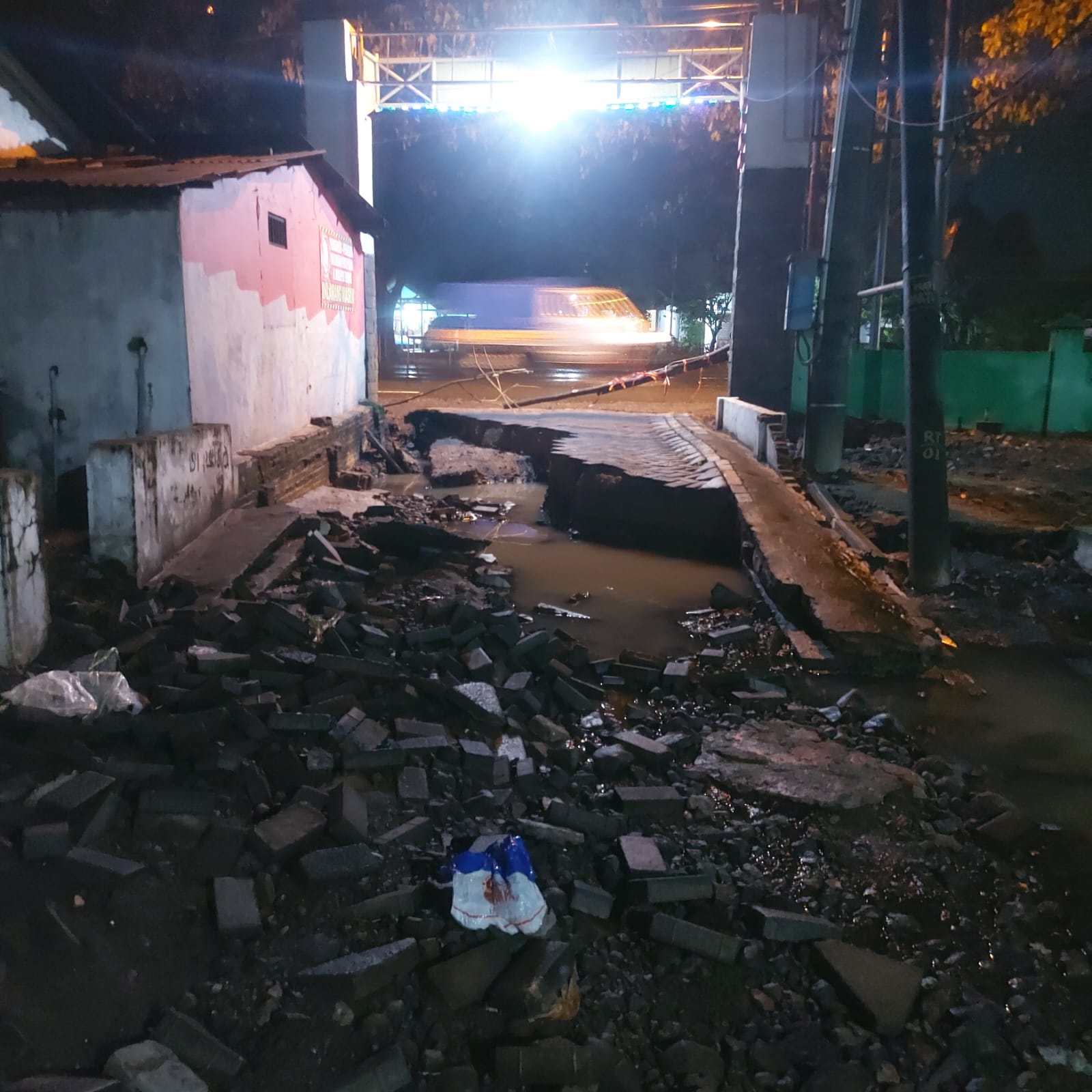 Pascabanjir, Dua Jalan Masuk Menuju Dusun Beji – Ketiron Rusak Parah 