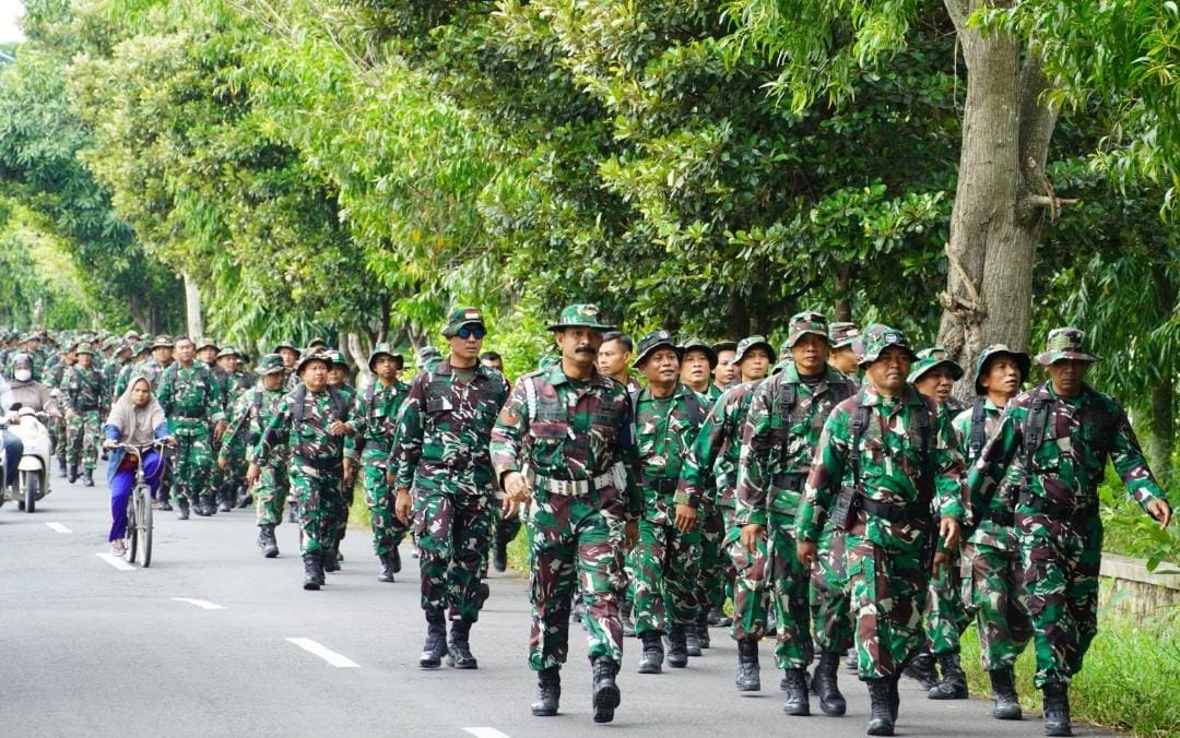 Ukur Kesiapan Jasmani Prajurit, Kodim 0813/Bojonegoro Gelar PSJM