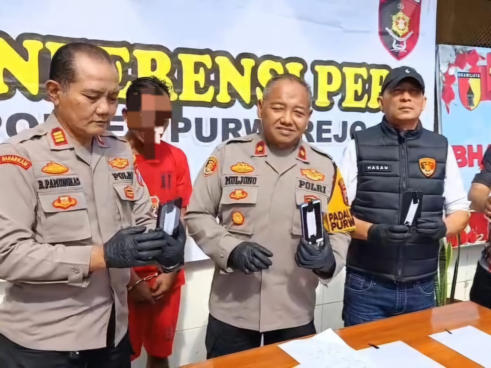   Polsek Purworejo Ringkus Residivis Pencurian Lima TKP 