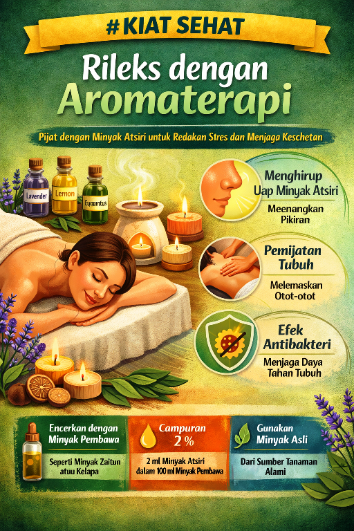Rileks dengan Aromaterapi