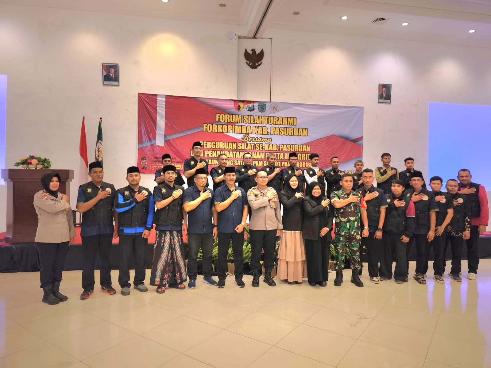 IPSI Kabupaten Pasuruan Resmi Dilantik, Satgas Sentot Prawirodirdjo Siap Jaga Kondusivitas Wilayah