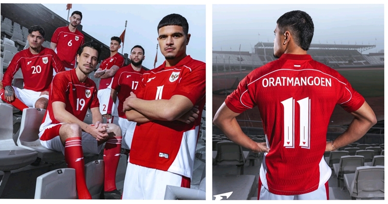 Resmi Dirilis! Jersey Baru Timnas Indonesia Usung Nuansa Klasik dan Budaya